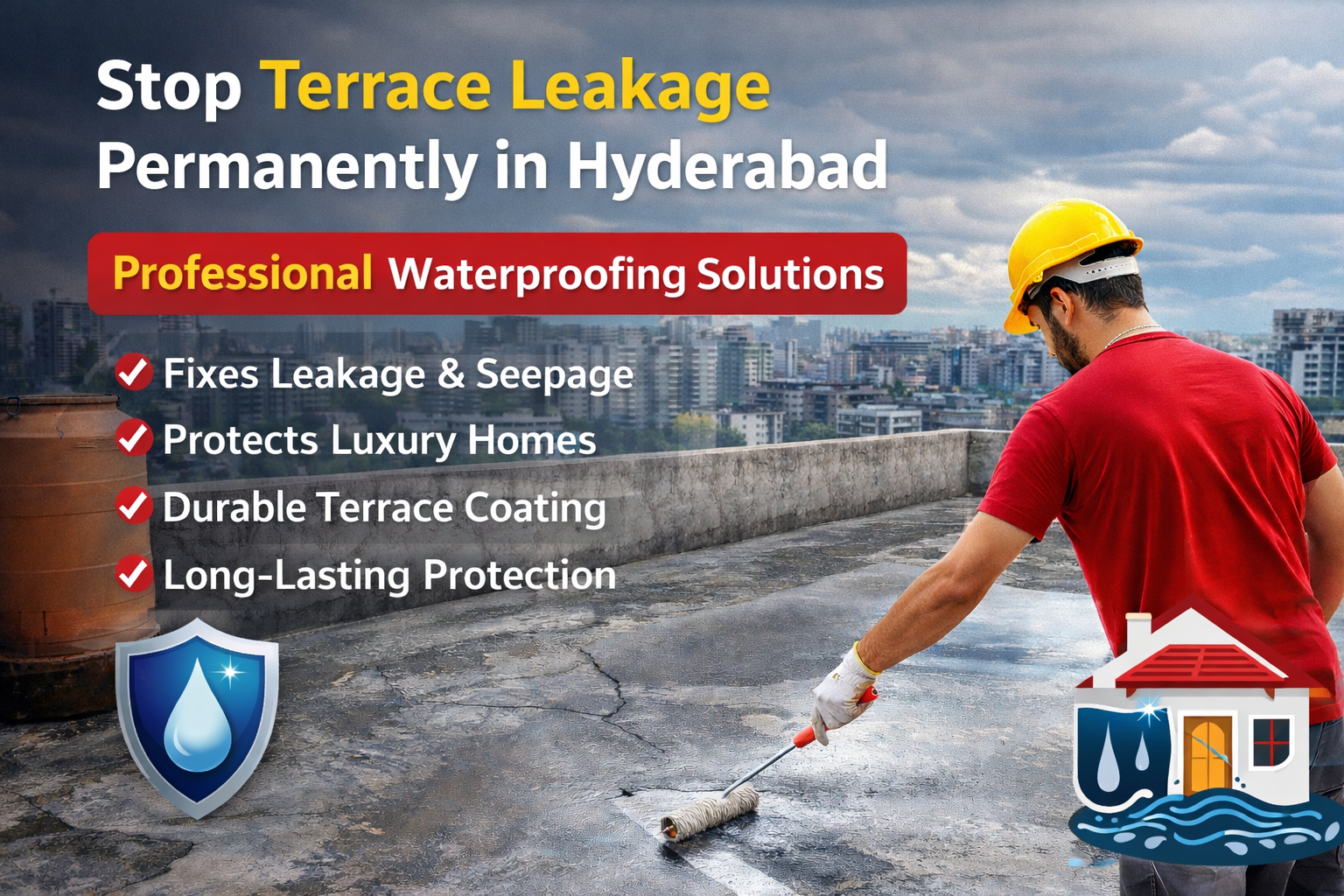 water proofing solution Hyderabad
