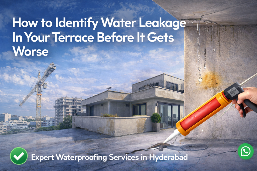 How to Identify Water Leakage in Your Terrace Before It Gets Worse