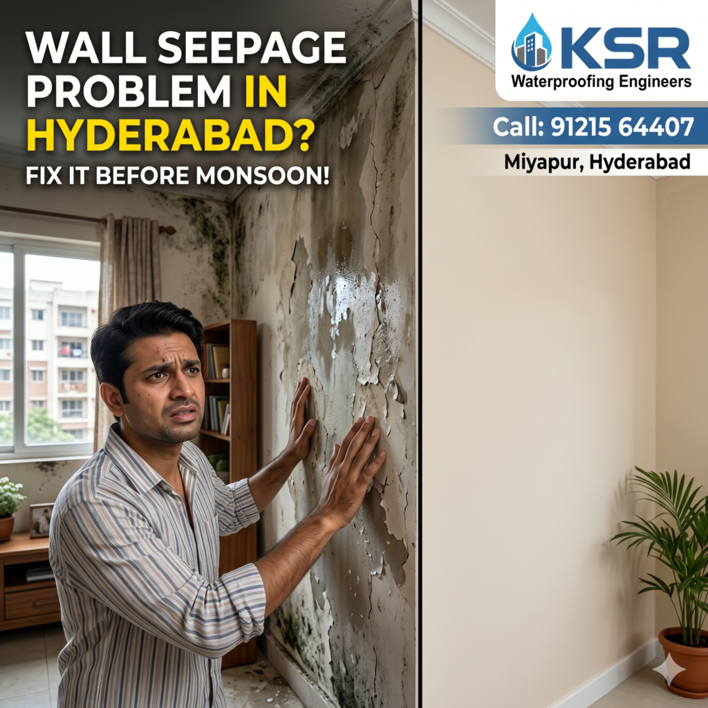 Wall Seepage Treatment in Hyderabad: Causes, Fixes and What It Costs in 2026